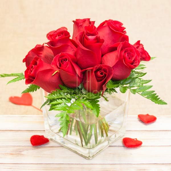 Rosas Rojas en San Valentín